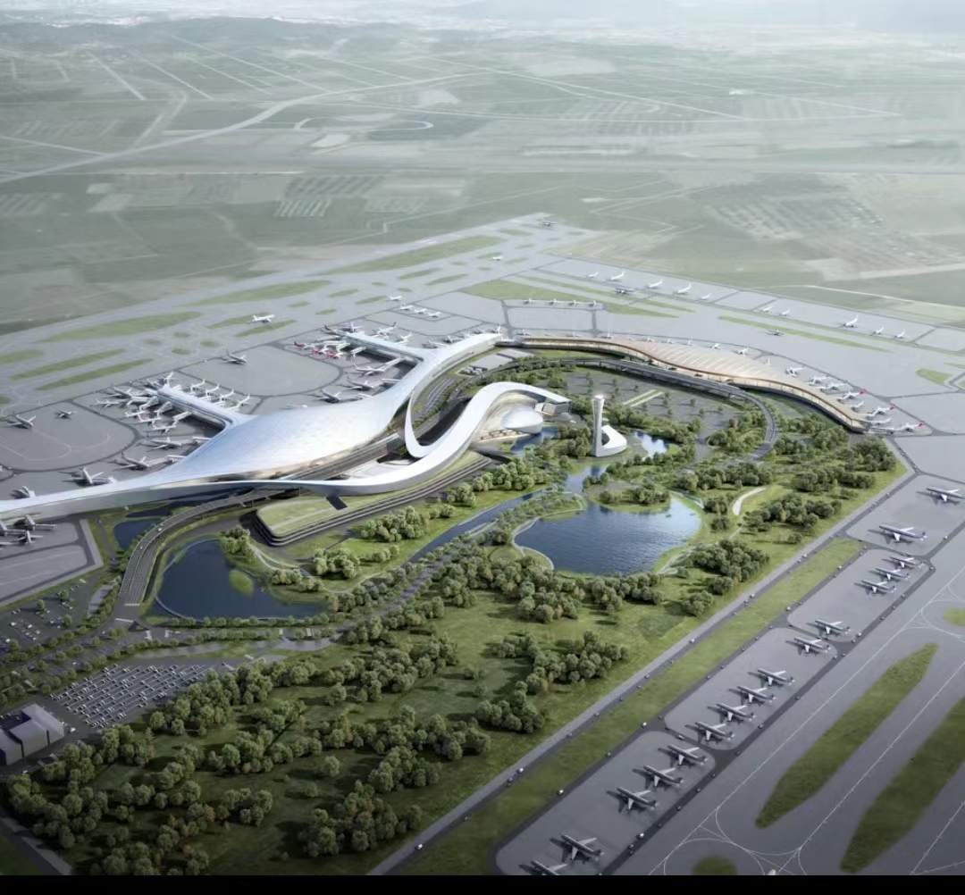 17萬平方米屋蓋面積，合肥機場改擴建：T2航站樓首根鋼結構屋蓋梁吊裝     鋼結構公司選擇廣州經緯鋼結構工程有限公司  咨詢電話：13925156722