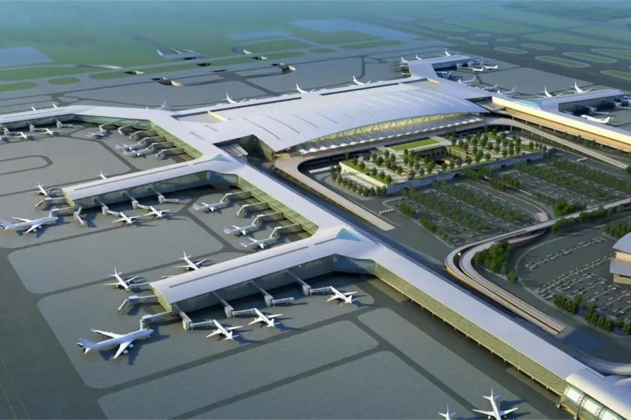 廣州白云國際機場三期擴建工程西四指廊項目正式 廣州鋼結構公司選擇廣州經緯鋼結構工程有限公司 咨詢電話:13925156722